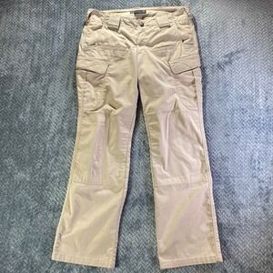 511 Tactical Women's Cargo Pants Khaki Lightweight Ripstop Utility Size 6R